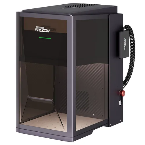 Creality Falcon T1 5-in-1 Laser Engraver, 20W Fiber Module, 10,000mm/s High Speed, 0.001mm Ultra Precision, Smart Camera, Class 1 Safety