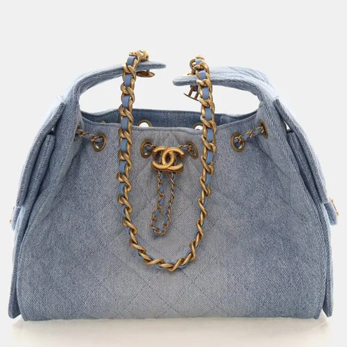 Chanel Small 25 Denim Hobo Bag