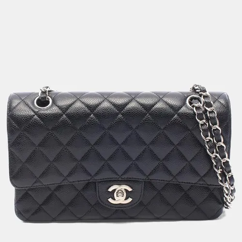 Chanel Black Leather Shoulder Bag