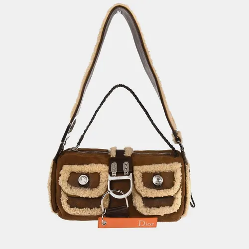 Christian Dior Brown Mouton Flight