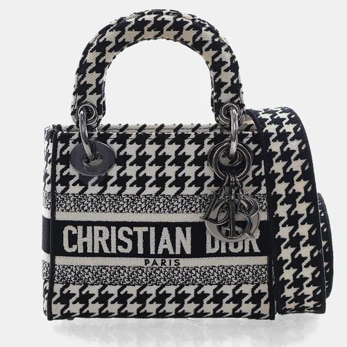 Dior Lady D-Lite Mini Houndstooth