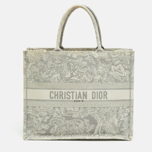 Dior Toile De Jouy Grey/White Large