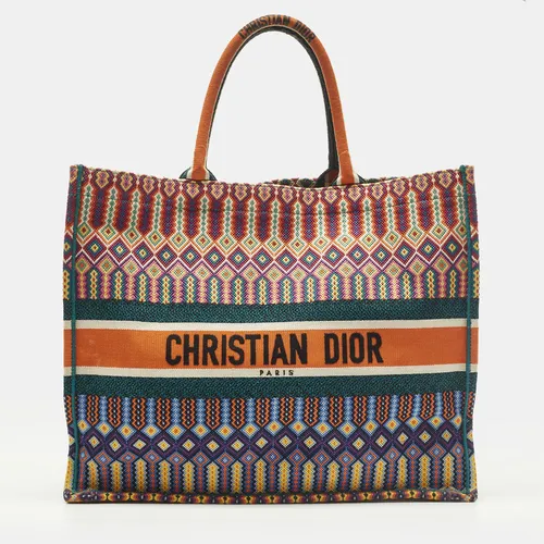 Dior Book Large Multicolor Embroidered