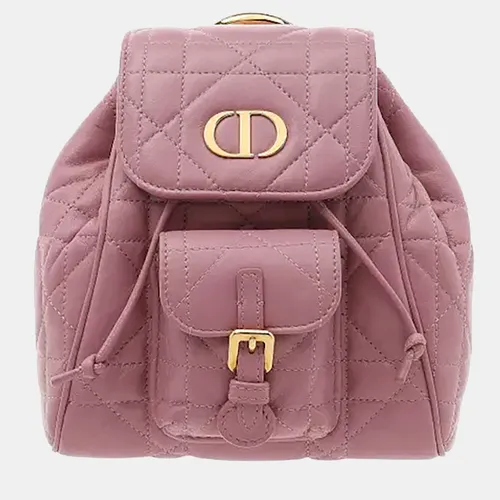 Dior Caro Small Pink Macro Cannage