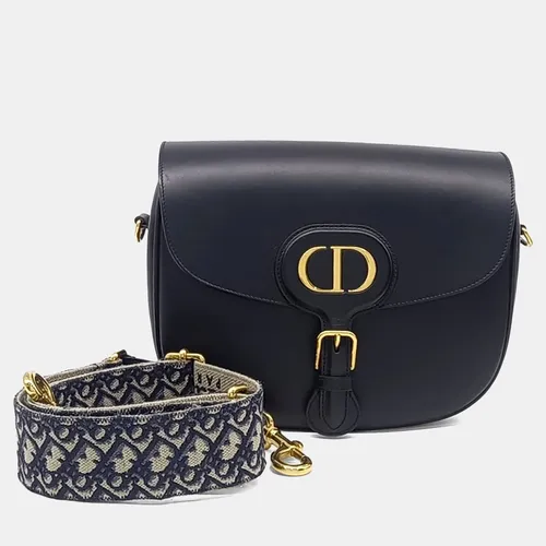 Dior Bobby Large Black Box Calfskin