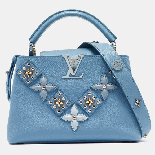 Louis Vuitton Light Blue Leather