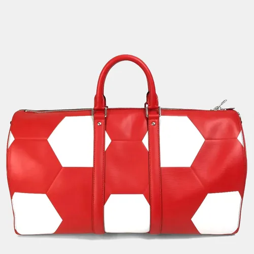 Louis Vuitton Keepall Bandouliere 50 Red