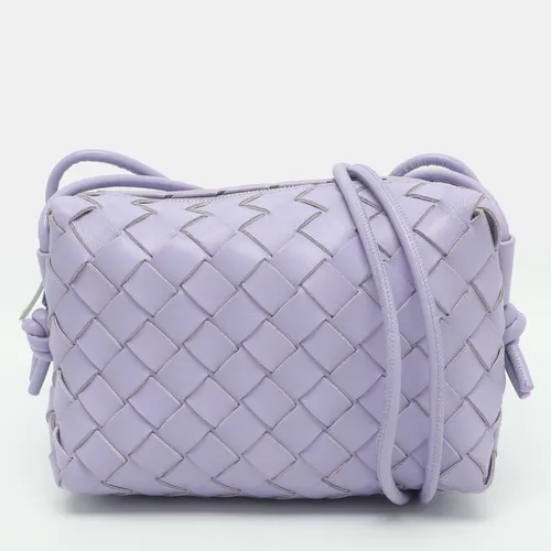 Bottega Veneta Loop Mini Lilac Intrecciato