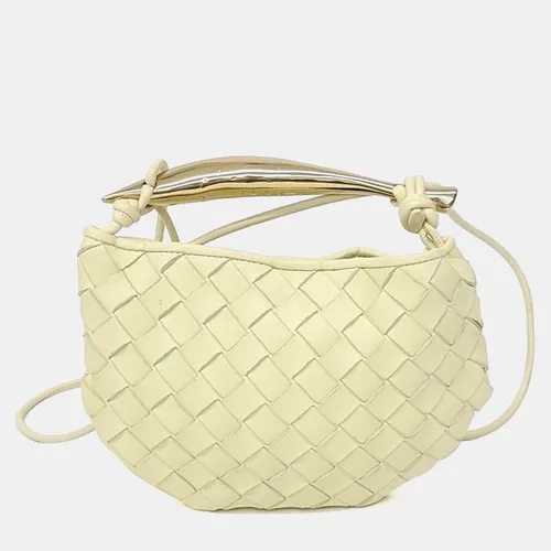 Bottega Veneta Sardine Lime Leather Bag
