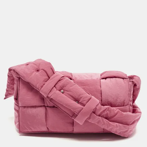 Bottega Veneta Cassette Padded Tech Pink