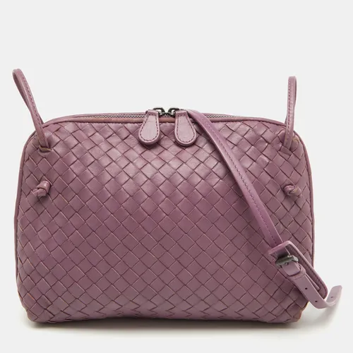 Bottega Veneta Mauve Purple Intrecciato