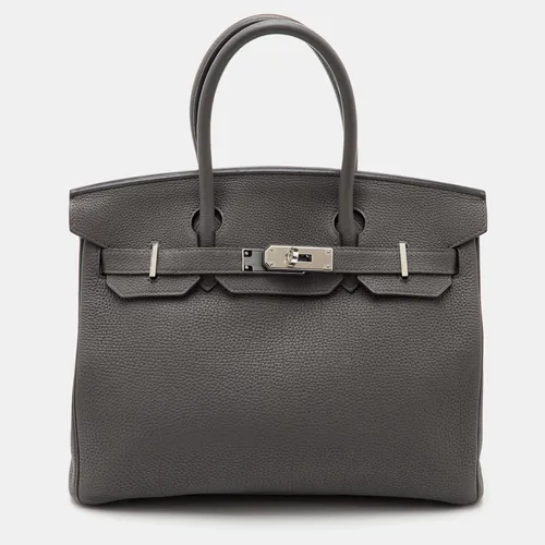 Hermes Birkin 30 Palladium Finish Vert