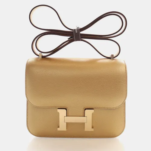 Hermes Constance 18 Dore Chevre
