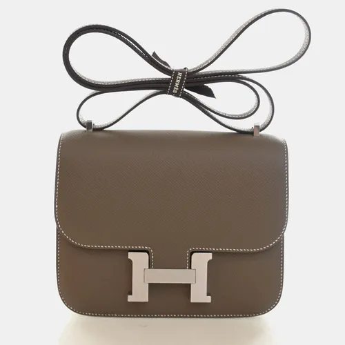 Hermes Constance 18 Etoupe Epsom Calfskin