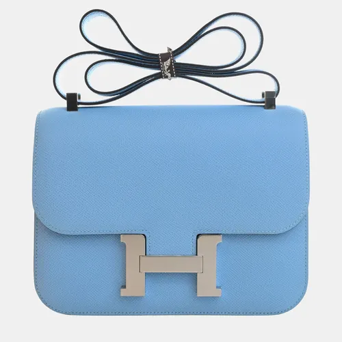 Hermes Constance 24 Celeste Epsom Leather