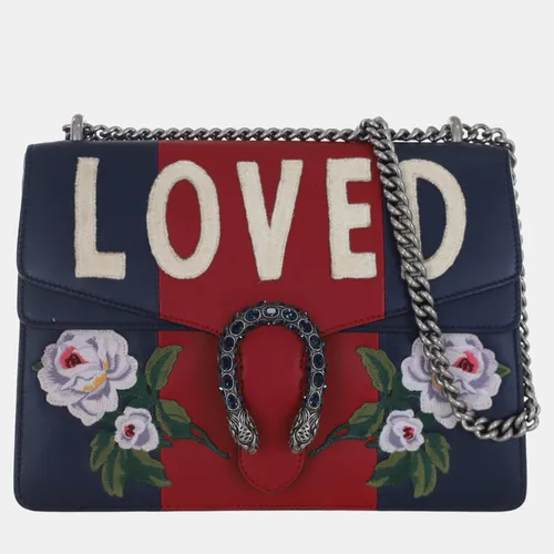 Gucci Dionysus Medium Red Blue Leather