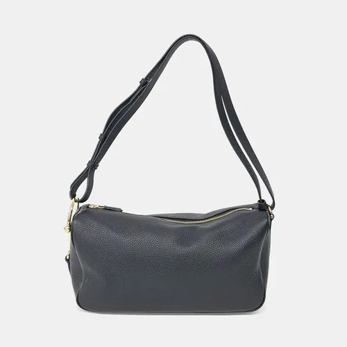Gucci Half Horsebit Medium Black Grained