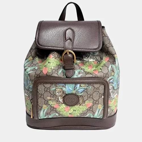 Gucci Tiger Interlocking Brown Mini GG
