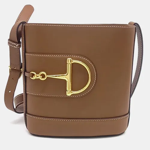 Gucci Horsebit 1955 Small Brown Leather