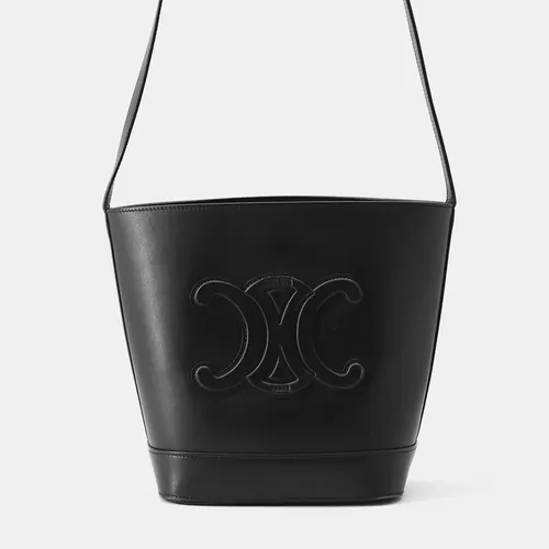 Celine Cuir Triomphe Small Black Leather