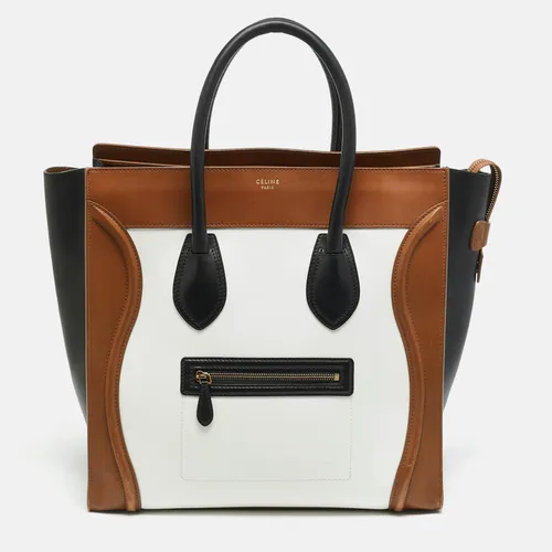 Celine Luggage Multicolor Leather Tote