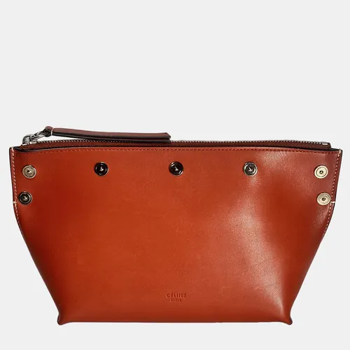 Celine Sailor Brown Calfskin Leather