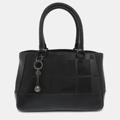 Burberry Denny Check Embossed Black