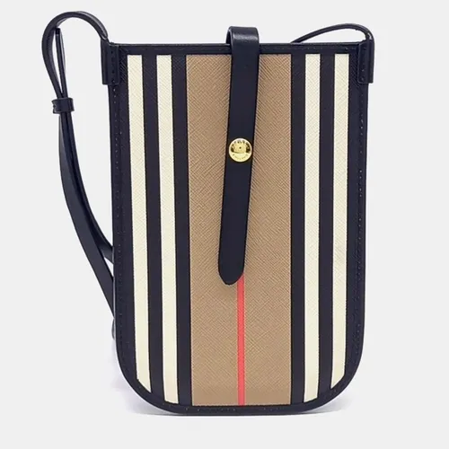 Burberry Multicolor Leather Phone Holder