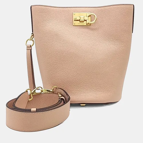 Salvatore Ferragamo Studio Bucket Nude