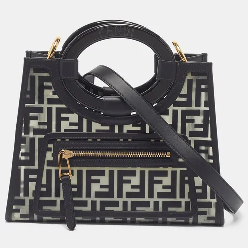 Fendi Runaway Small Black/Transparent FF