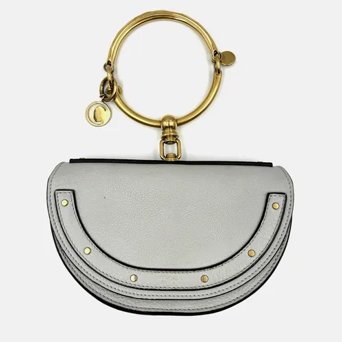Chloe Nile Minaudiere Grey Calfskin