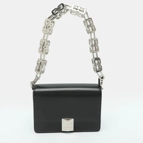 Givenchy 4G Medium Black Leather Shoulder