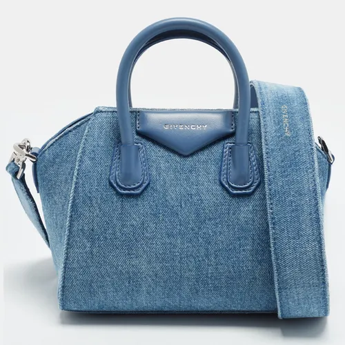 Givenchy Antigona Light Blue Denim and