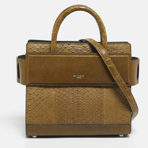 Givenchy Horizon Green Crocodile Leather