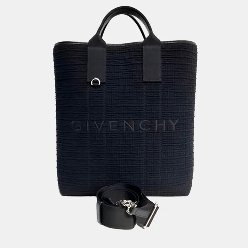 Givenchy Black Fabric G Essential 4G Large