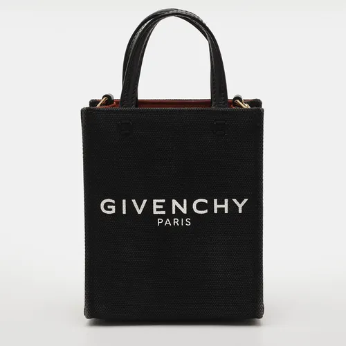 Givenchy G Mini Black Canvas and Leather