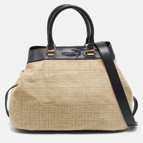 Givenchy Beige/Black 4G Monogram Fabric