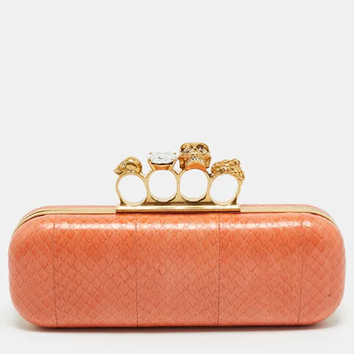 Alexander McQueen Knuckle Box Orange Ayers