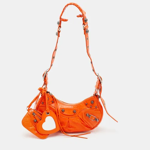 Balenciaga Le Cagole Orange Leather