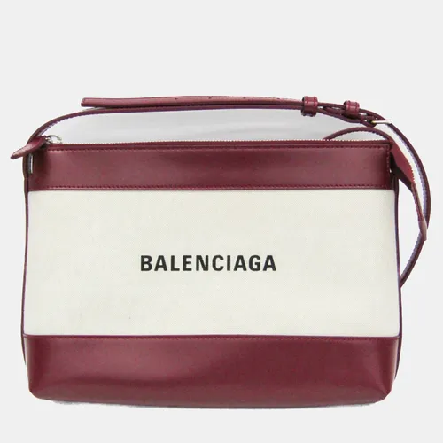 Balenciaga Crossbody Bag Canvas Leather