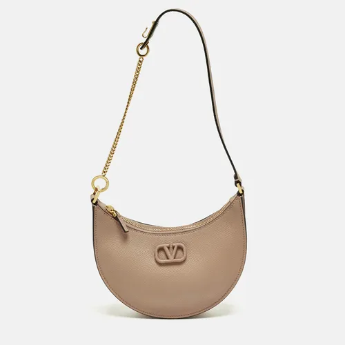 Valentino Dusty Pink Leather Mini VLogo