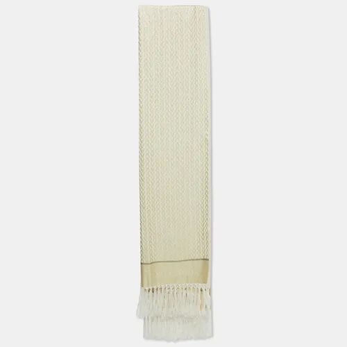 Valentino Gold Monogram Lurex Jacquard