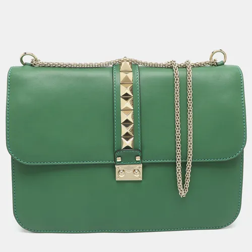 Valentino Glam Lock Oversized Green