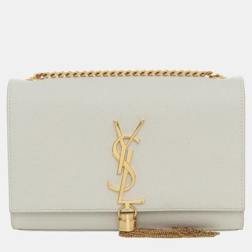 Saint Laurent Kate Small Light Grey