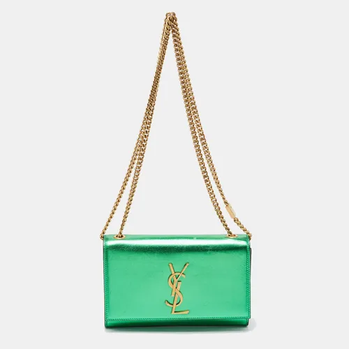 Saint Laurent Green Patent Leather New