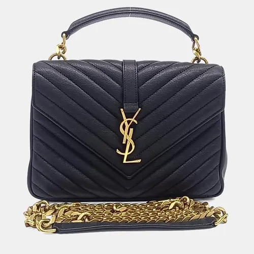 Saint Laurent Paris Black Leather Classic