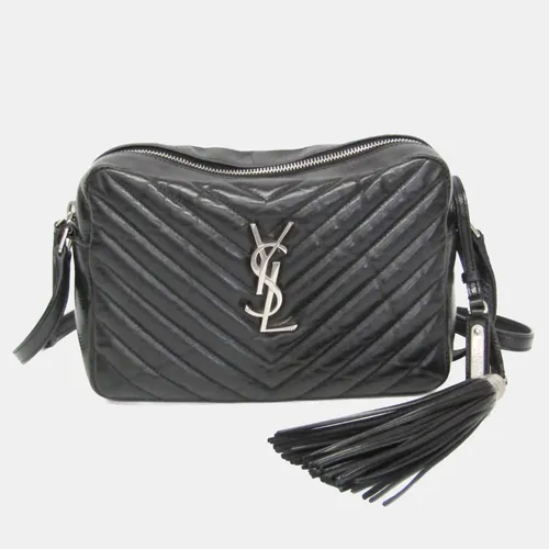 Saint Laurent Lou Medium Black Quilted