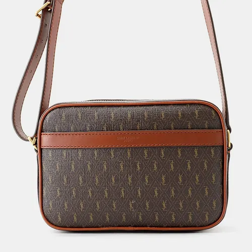 Saint Laurent Le Monogram Camera Brown