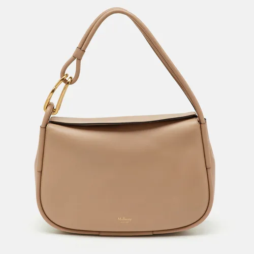 Mulberry Beige Leather Link Shoulder Bag