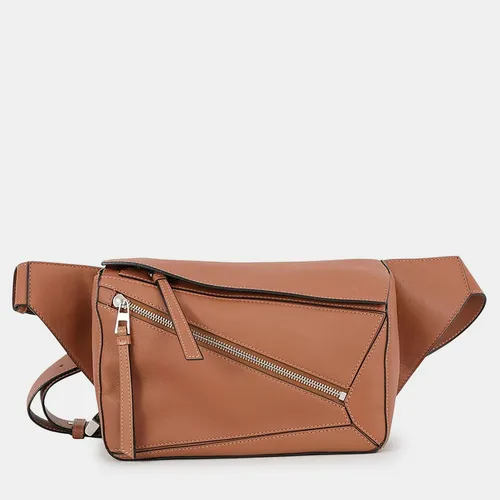 Loewe Puzzle Small Brown Calfskin Leather